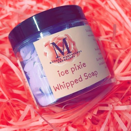 snowy fairys whipped soap