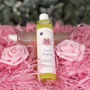 Coconut and lemon shower gel