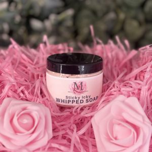 sticky icky whipped soap