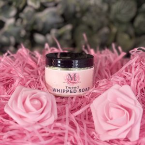 tweed whipped soap