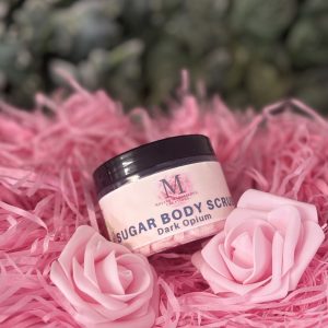 black opium body scrub