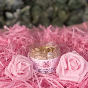 Gingerbread whipped soap