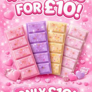 4 RANDOM snap bars for £10