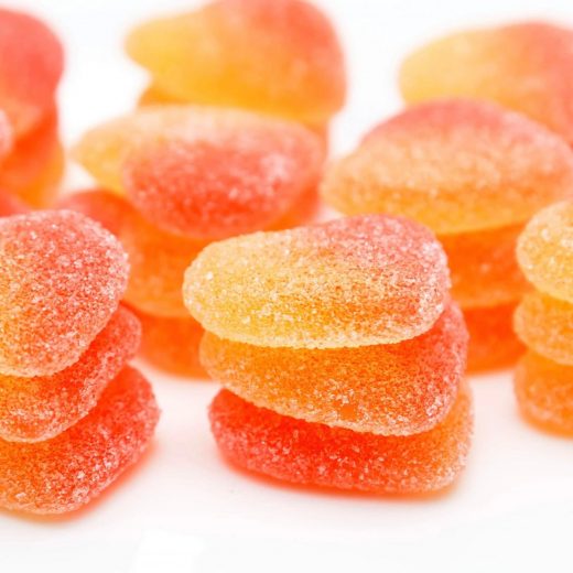 Orange sherbet snap bar