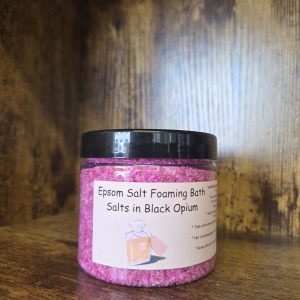 Epsom Foaming Bath Salts In Black Opium