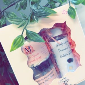 Gift set in black opium
