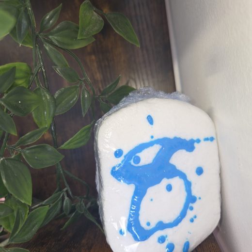 kids soap Sponge in Baby powder